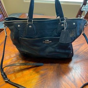Black Leather Coach bag